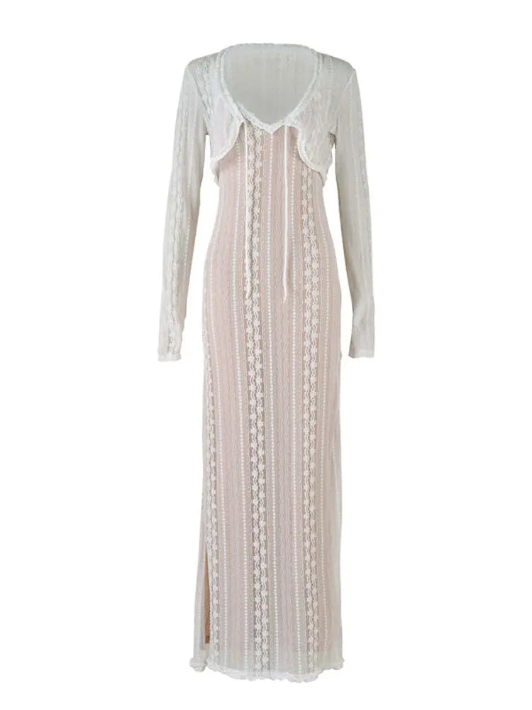 Aline- conjunto de vestido y top